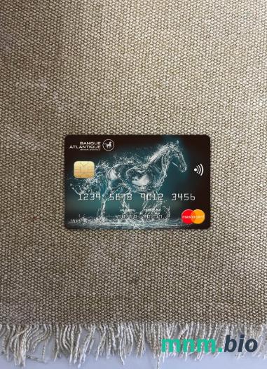 Burkina Faso Atlantique bank wygląd zdjęcia mastercard skan PSD + zdjęcie